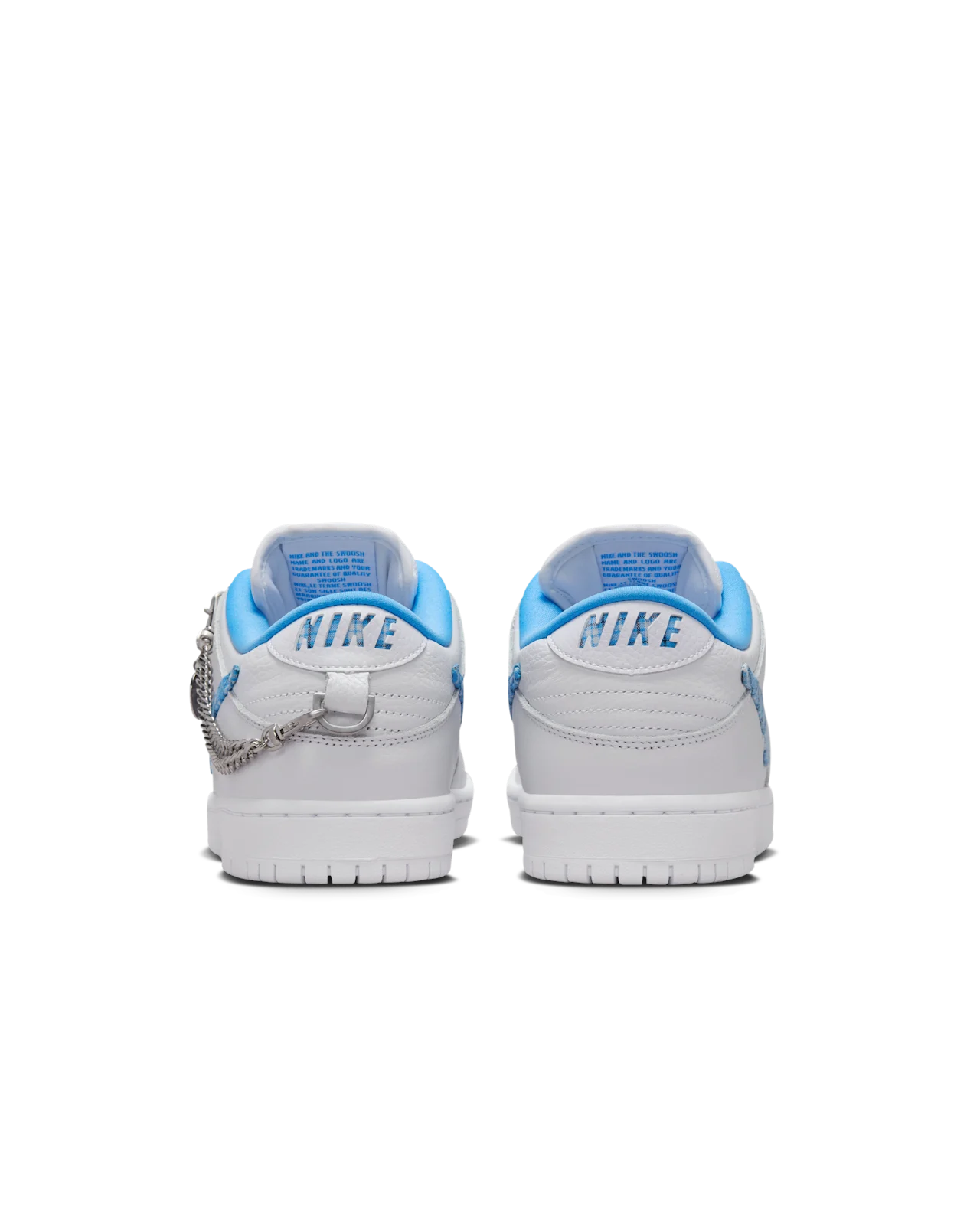 Nike SB Dunk Low Pro x Nicole Hause White and University Blue